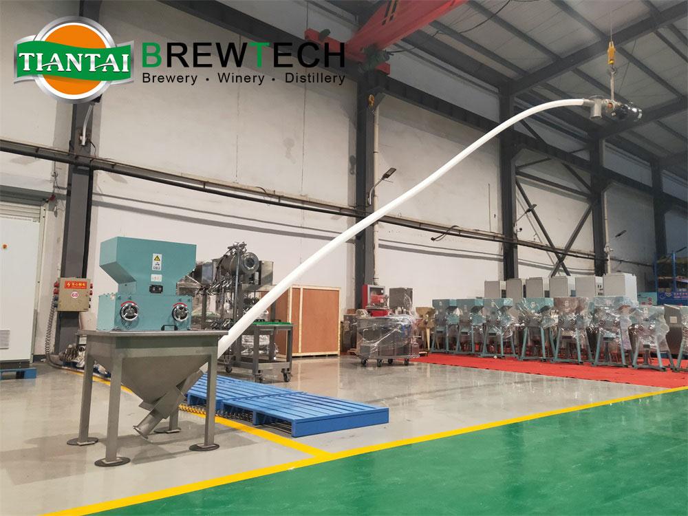 flexible auger, brewery installation, brewhouse, beer brewing system, microbrewery beer equipment